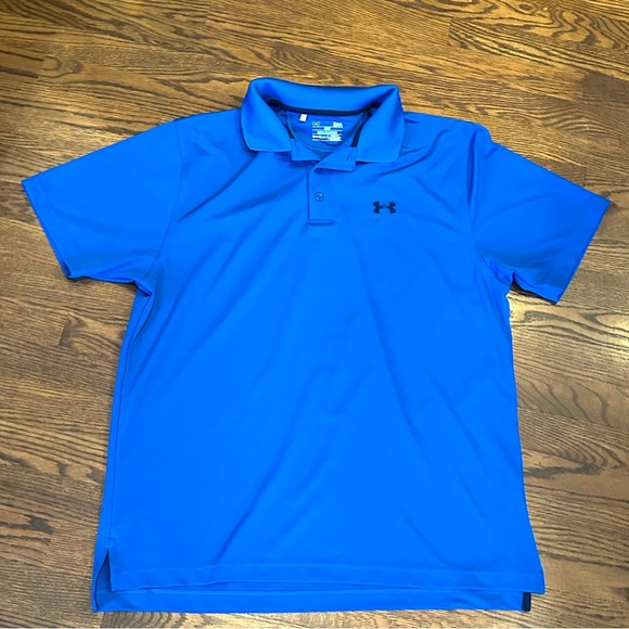 Under Armour Shirts Euc Under Armour Mens Polo Heatgear L Loose Fit